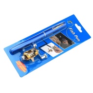 1M Pen Fishing Rod Set Portable Telescopic Pocket Fishing Rod Pen Ice Rod Fishing Rod Ultra-Short Mi