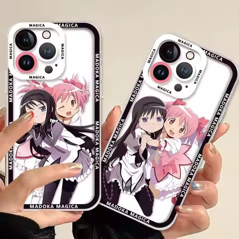 Anime Kaname Madoka Akemi Homura Phone Case For Redmi 12C 13C 10C 13 12 4G A3 9 9C 9A 9T 9i 10A 7 8 