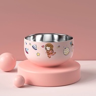 316 Stainless Steel Children's Bowl Anti-scalding Anti-fall Cute Eating Bowl Baby Special Bowl Household Tableware Set Small Bowl