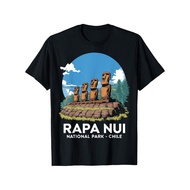 Rapa Nui National Park Easter Island Souvenir T-Shirt - Humorous The Easter Island Statues Graphic,