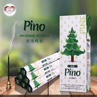 Local Seller - 1 Box of Pine Indian Incense Sticks (6 packets = 120 sticks)