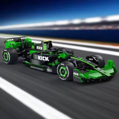 Cada KICK Sauber Team C44 Building Blocks 314PCS 1:24 Sports F1 Car Number 24 Construction Toys for 