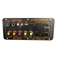 Papan Amplifier D100 Bluetooth 5.0 Subwoofer Amplifier AC 220V 12V 24V Amplifier Bluetooth SuperBass