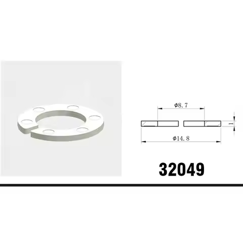 100PCS Auto Parts L3K9-13-250A E7T20171 Fuel Injector Repair Seal Cap Kit Plastic Washer Seals 32049