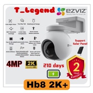 EZVIZ Outdoor IP Camera HB8 - Battery Powered Pan & Tilt Camera, 2K+ Resolution, 360° Panoramic, Col