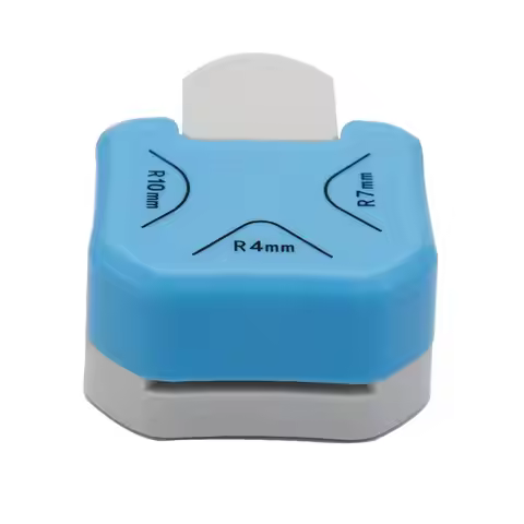 Paper Corner Rounder 3 in 1 （R4mm+R7mm+R10mm）， Punches for Crafts， Cutter ，Envelope Punch Board ，Hol