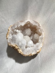 摩洛哥迷你 白水晶洞 天然原石 水晶 crystal 擺設 水晶原礦天然