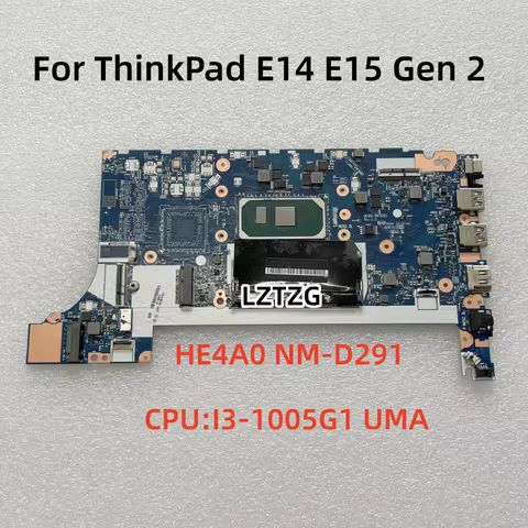 NM-D291 Mainboard For Lenovo ThinkPad E14 Gen 2 E15 Gen 2 Laptop Motherboard CPU I3-1005G1 UMA FRU 5