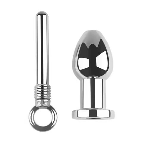 Enemator Anal Cleaning Rinsing Tool Metal Anal Plug Enema Syringe Enema Rectum CleanRectal Irrigatio