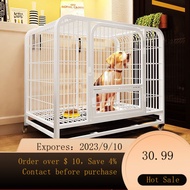 NEW Dog Cage with Toilet Large Dog Oversized Medium-Sized Dog Small Dog Household Dog Kennel Rabbit Cage Pet Cage INFR