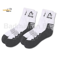 Abroz Badminton Sports Socks SC110 Grey (2 pairs)