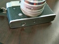 按照鍵 捲片 快門 功能正常）Yashica 早期全手動金屬RF疊影對焦底片相機/其它閃光燈 測光等功能無法測試，不保證
