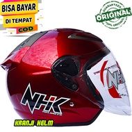 Helm nhk / helm nhk r6 / helm nhk r6 solid white terbaru