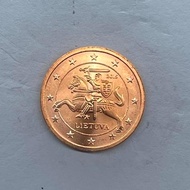 LITHUANIA 2 CENTS EURO 2015 | UNCIRCULATED
