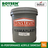 Boysen Konstrukt Permaplas K-201 High-Performance Acrylic Skimcoat - 16L