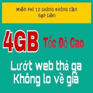 Sim vào mạng 14 tháng st60n Viettel ngày 2gb