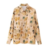 Yellow Graffiti Blouse 74878