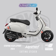 Striping Vespa Sprint NEW 2024 Vespa Sprint & Primavera Cutting Sticker Sticker Vespa Sticker Vesmet