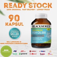 Blackmores Odorless Fish Oil 1000mg Bpom Kalbe - 90 Capsules