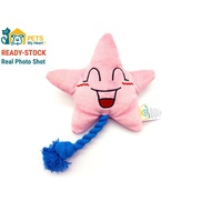 Dog Toy - HappyPuppy Star Toy with Rope