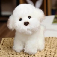 [ICC Toy] Đồ bichon frise cho chó nhồi bông dễ thương giống như thật 18/25cm schnauzerplushsweetfor 