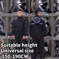 Imuto Rain Coat For Motorcycle Waterproof Motorbike Rain Suit Reflective Raincoat