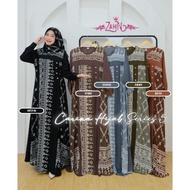 Gamis Set Hijab Segiempat Zahin Gamis Viral Lebaran 2024 Gamis Set