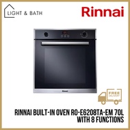 RINNAI RO-E6208TA-EM 70L Built-In Oven Extra Large Capacity with 8 Functions