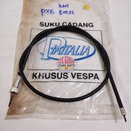 Vespa PXE Excel Speedometer Cable PXE Kilometer spedo Cable | 3e Spare Parts Accessories
