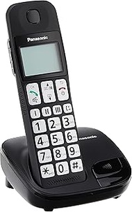 Panasonic KX-TGE110CXB Digital Cordless Phone, Black