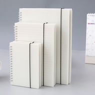 YUME 80GSM 160 Pages A5 A6 B5  PP Spiral Coil Notebook Planner Blank Grid Dot Line Ruled Frosted Transparent Minimalist