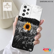 HP Samsung Galaxy A53 5G Case - Rajacase - Samsung A53 5G casing - Floral Softcase Motif - Cellphone