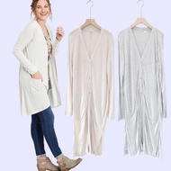 Hessed WATERFALL BUTTON CARDI Women's CARDIGAN