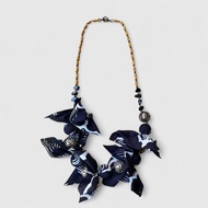 Astari Batik Necklace | Ethnic Batik Necklace | Ethnic Necklace | Party Necklace | Stone Necklace | 