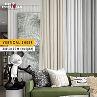 Ecopesona - Sheer 4 Mix Curtain Window Ready Made Hook Eyelet (330cm-340cm)