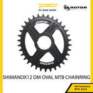 ROTOR QRINGS SH1X12 OVAL CHAINRING MTB Q30/32/34/36T for SHIMANO