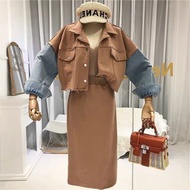 JADEN SET Baju Setelan Wanita Terbaru Setelan Casual Jaket Dan Rok