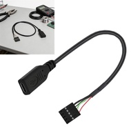 mea 9Pin USB Header to Type C Female Cable Front Port Wire Motherboard USB 9Pin