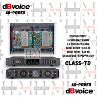 dBvoice 48-POWER/48-POWER Power Amplifier dB Voice - CLASS D