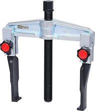 KS Tools 620.0047 Quick Adjust Universal 2 Arm Puller Set, Extra Thin Legs, 2.00 to 6.3 inches (50 t