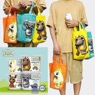 【 TOTE BAGS FARMERS UNION Limited Edition Canvas Shopping Tote Bag Greek Yogurt