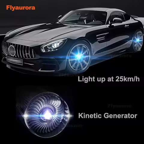 hub cap wheel led Light Floating Wheel Caps Cover Cap Lighting for kia rio3 hyundai i30 peugeot206 t