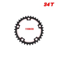 GOLDIX Road Tooth disc 7075 aluminum alloy disc 50/34T Road tooth disc 110BCD bicycle tooth disc