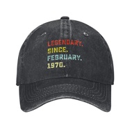 Good Quality Legendary Since February 1970 Casquette Fashion Baseball Cap