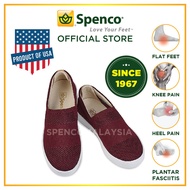 100% Original Spenco Women Bahama Merlot Arch Support Spur Knee Heel Flat Pain Plantar Fasciitis Ort