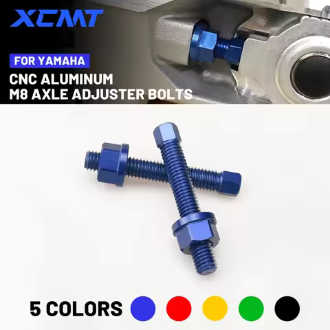 M8 CNC Chain Regulator Screws and Nut For YAMAHA YZ 65 85 125 X 250 F X FX 400F 426F 450 F FX WR 250