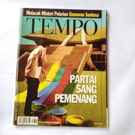 Majalah TEMPO No.6 Apr 2004 Cover PARTAI SANG PEMENANG