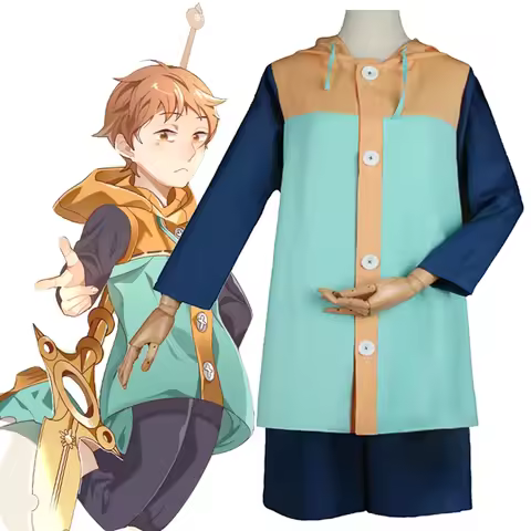 Anime The Seven Deadly Sins Sin of Sloth Harlequin King Cosplay Costume Nanatsu no Taizai Cosplay Fo