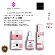 Dijual Paket 4 In 1 Perawatan Wajah Acne/Brightly Scarlett Whitening