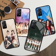 IVE kpop Glass Phone Case For Xiaomi Redmi 12 4G 13C Note 14 13 pro plus 12 12S 11 10 9 5G Cover